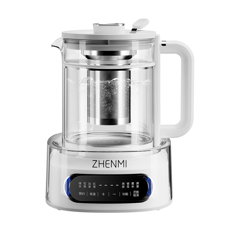 臻米电水壶1L多功能全自动纯钛双层壶体防磕防烫ZMSH-T01