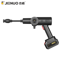 杰诺无线洗车机神器高压水泵家用小型充电便携锂电不插电水枪F0豪华版[双电池+10米水管]