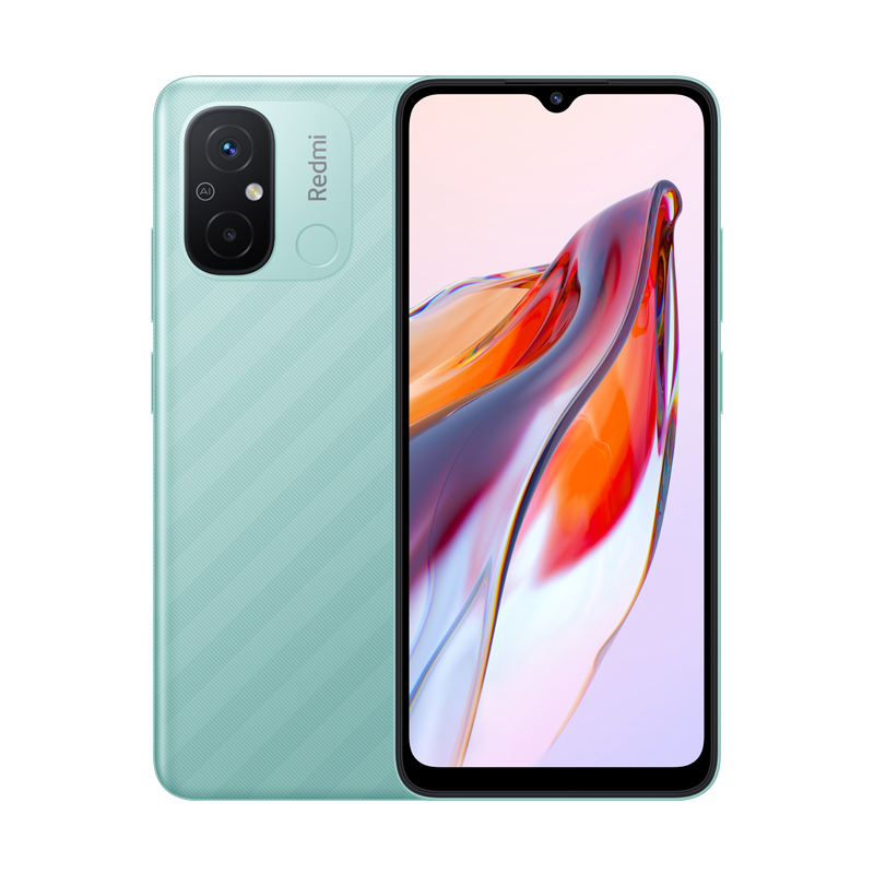 Redmi 12C 薄荷绿 6GB内存 128GB存储 超大电量 持久待机 极致性价比 性能小金刚 小米12C 智能手机高清大图