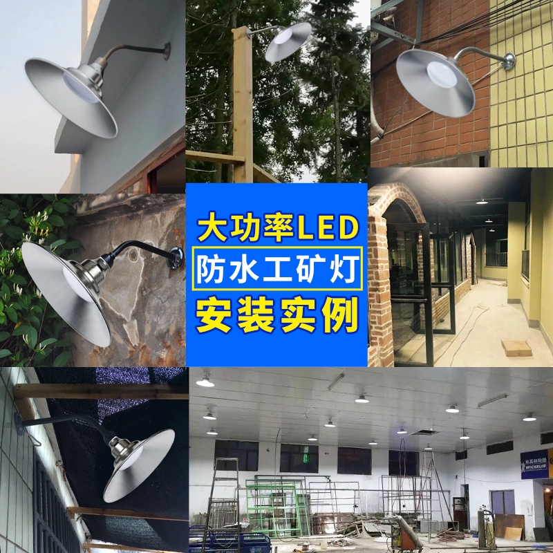 启道LED户外灯防水庭院灯院子照明灯外墙灯泡墙壁灯马路弯灯室外灯