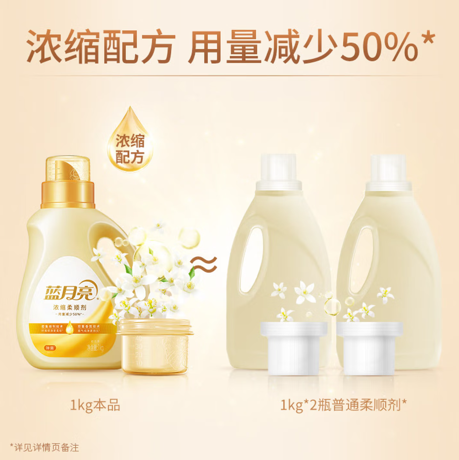 蓝月亮深层洁净洗衣凝珠高效去渍抗菌除菌温和护衣设计高清大图