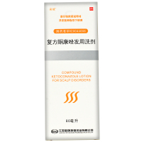 采能 复方酮康唑发用洗剂 80ml*1瓶/盒 洗发水去头皮屑止痒皮炎真菌感染瘙痒外用 脂溢性皮炎花斑癣