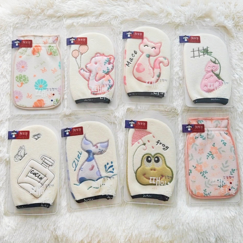 阿里郎 萌趣搓澡巾 2个装(款式随机发)