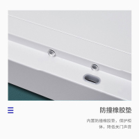 虎恒智能HH-B-26 保密柜资料柜保密文件柜通双节带抽国宝指纹锁灰白色 1850*900*420mm