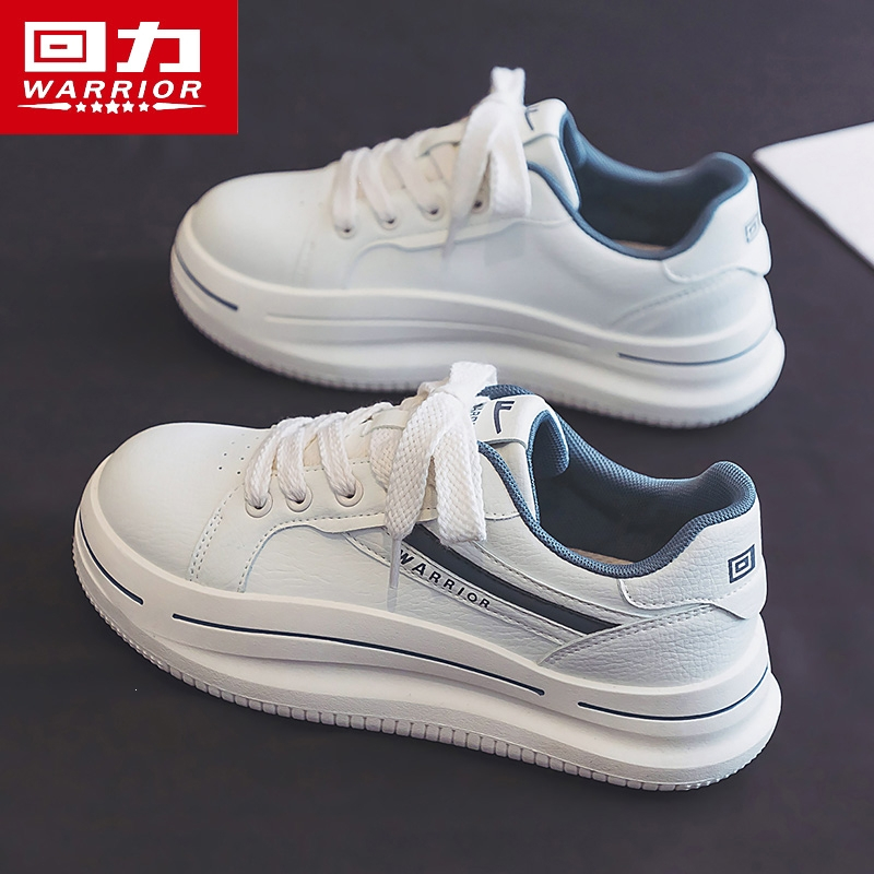 回力warrior小白鞋女秋季百搭休闲原创小众运动女鞋学生厚底板鞋视频