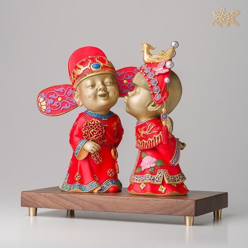 美帮汇全铜摆件 《百年好合》家居饰品 工艺品 结婚图片