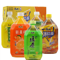 康师傅水蜜桃鲜果橙冰红茶茉莉蜜茶冰糖雪梨1000ml*2瓶饮料 茉莉清茶4瓶