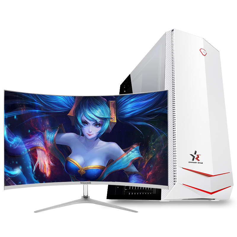 铭能 11代酷睿i5 11400六核/16G DDR4内存/512G固态 SSD 组装机 台式电脑 台式机 电脑主机 家用办公电脑 商务娱乐设计学生直播网课游戏电脑+32英寸曲面