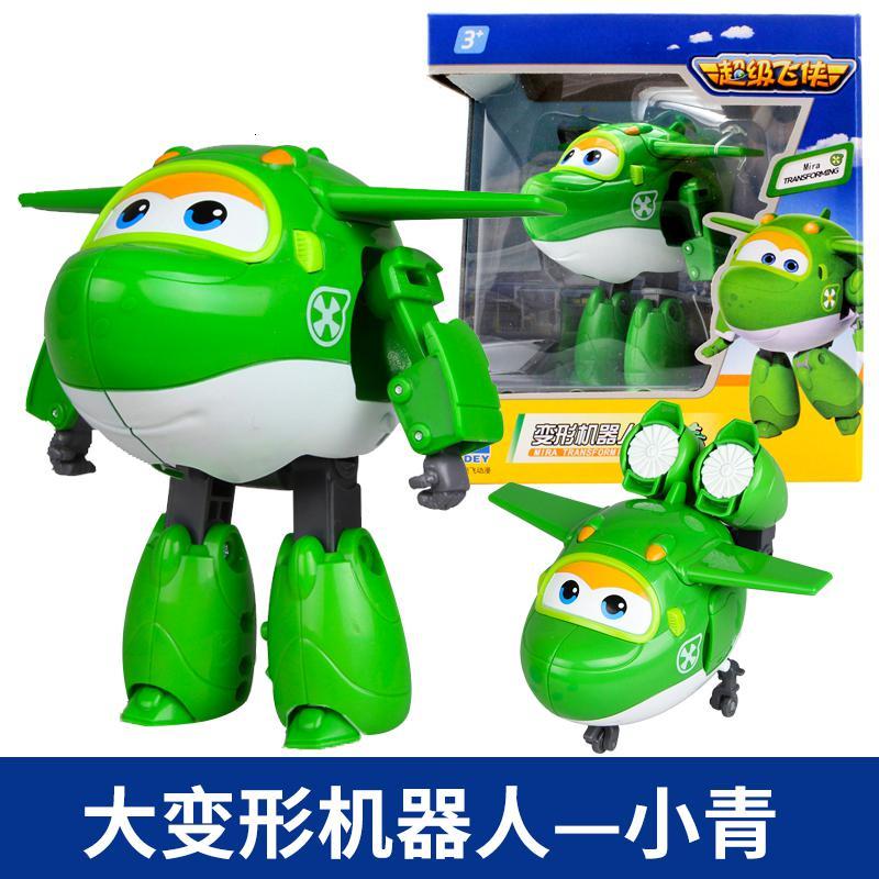 超级飞侠大号乐迪小爱多多爱心救援队变形机器人玩具套装 小青-710280