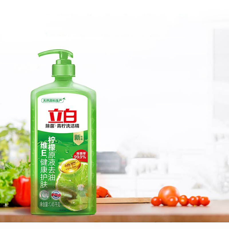 立白 青柠洗洁精1.45kg 柠檬味高清大图