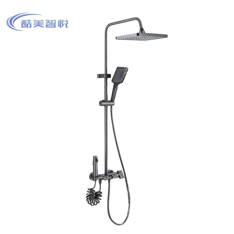 酷美智悦 卫浴淋浴花洒套装 KM-HS001 套高清大图