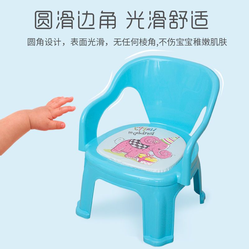 叫叫椅宝宝餐椅凳子多功能靠背椅儿童小椅子餐桌椅吃饭坐椅家用 随机普通款小凳子