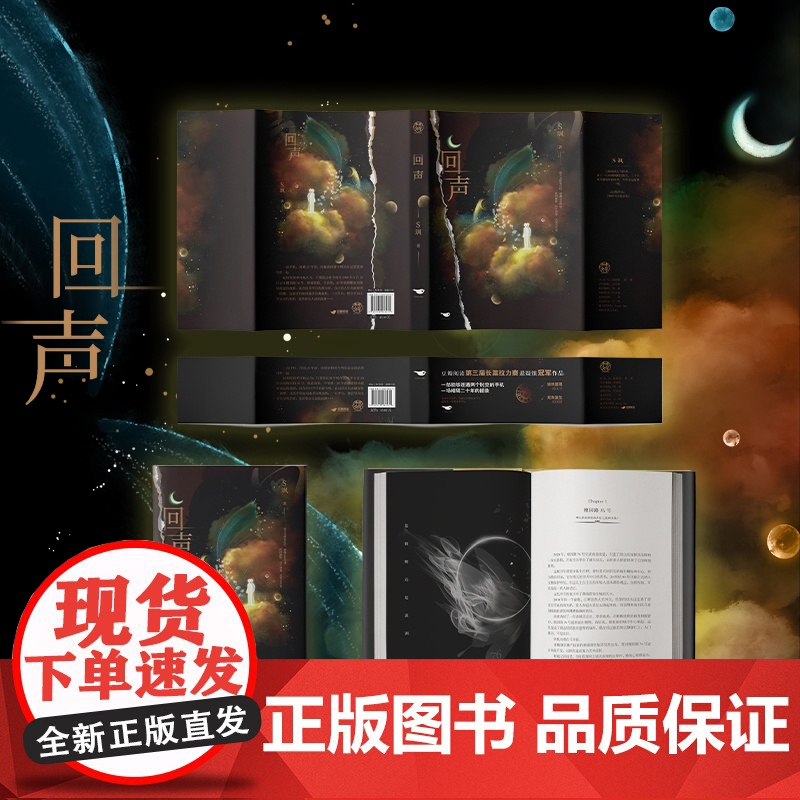 回声 S飒悬疑作品 赠解密小剧场手册+藏书票 悬疑与爱情故事双线并行的优秀超现实无限流悬疑小说 正版书籍高清大图