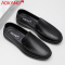 奥康男鞋春秋季商务休闲鞋男士豆豆鞋懒人驾车皮鞋正品