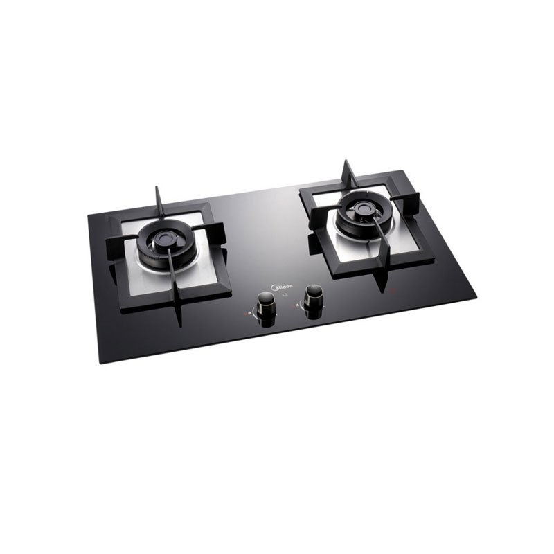 美的（Midea）MQ7638-G 一级能效 760mm大面板 钢化玻璃 台嵌两用 燃气灶