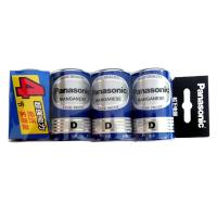 松下(Panasonic)碳性大号1号D型干电池4粒装适用于热水器煤气燃气灶手电筒门铃玩具遥控器 R20NU/4SC