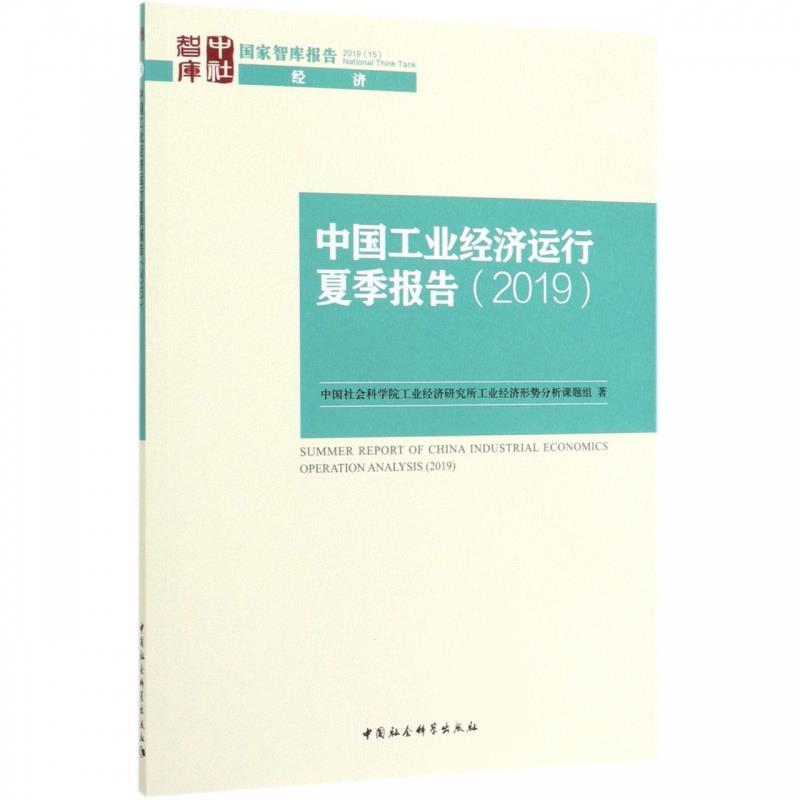 正版新书】国家智库报告中国工业经济运行夏季报告(2019)中国社会