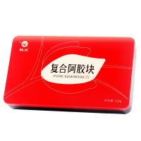 鹤王复合阿胶块120g打粉熬 阿胶糕即食阿胶固元膏阿娇糕片