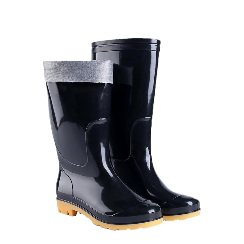 鸿启纳 HQN-303 41码 PVC高筒牛筋底雨鞋高清大图