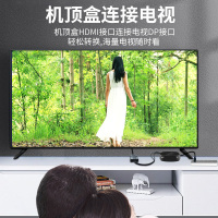 晶华 HDMI转DP转换器连接线 4K高清视频转接头 Displayport母机顶盒笔记本电脑接电视显示器连接器 黑色