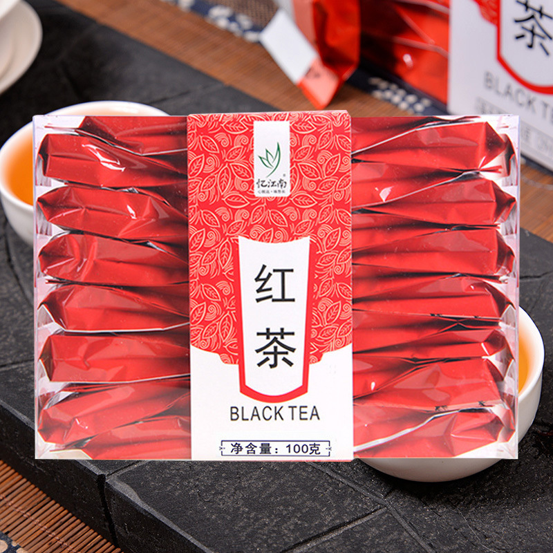 忆江南茶叶红茶香浓醇厚鲜甜爽口工夫红茶塑盒红茶100g