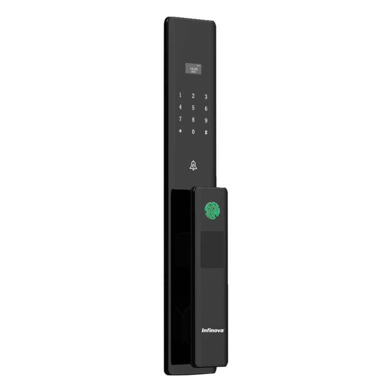 英飞拓lnfinova F8全自动智能指纹锁 密码锁 家用防盗门锁