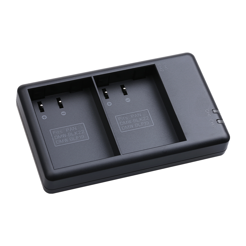 沣标双充FB-DMW-BLK22两槽充电池充电器for松下DC-S5 S5K全画幅单反双充充电器