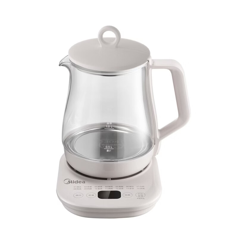美的(Midea)MK-YSN1510G 养生壶 24小时智能预约花茶壶1.5L大容量304不锈钢高清大图