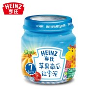 Heinz/亨氏苹果南瓜红枣泥113g 适用辅食添加初期以上至36个月 婴儿辅食泥宝宝佐餐泥蔬菜泥果泥