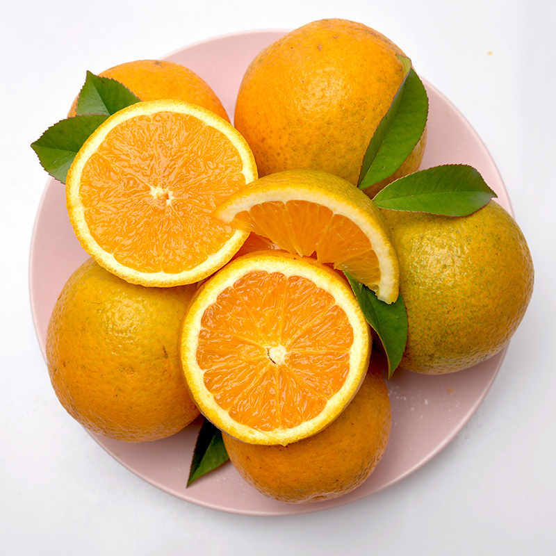 湖北秭归夏橙鲜橙子大果5斤装单果55mm以上新鲜水果