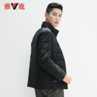 yaloo/雅鹿羽绒服男 短款2018新款外套冬季男士立领羽绒服男