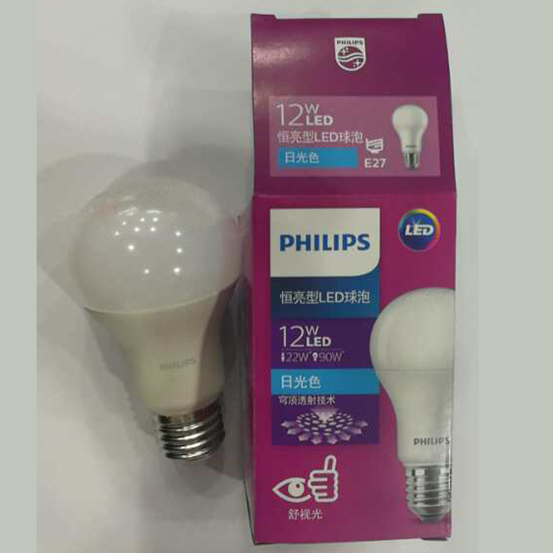 飞利浦PHILIPS led 12W电力节能灯泡 节能电力配件 电力灯泡