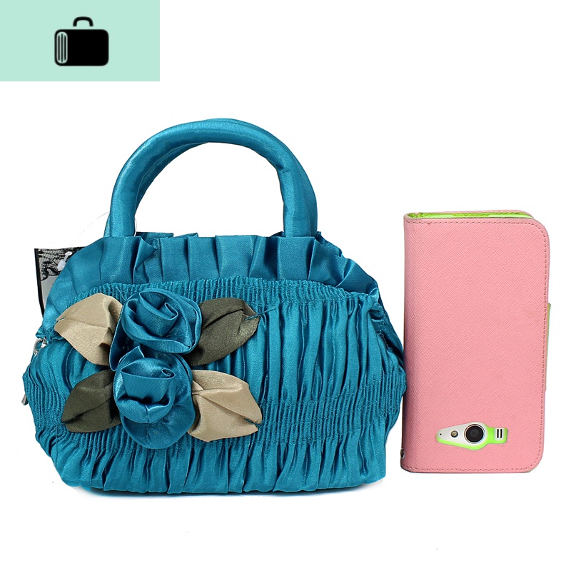 2020新款布包女包 手提包 迷你妈妈包钥匙零钱手机包包花朵小件包NEW LAKE女士钱包/卡包高清大图