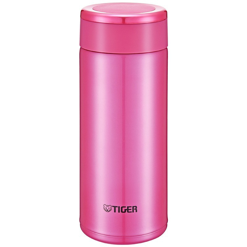 虎牌(TIGER)保温/保冷杯真空不锈钢商务办公杯 MMW-A36C-PR高光银红360ml