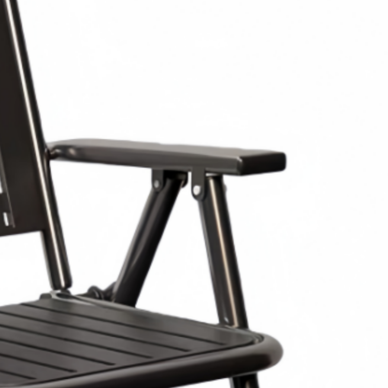 乐琪艺 折叠椅 黑色 把高清大图