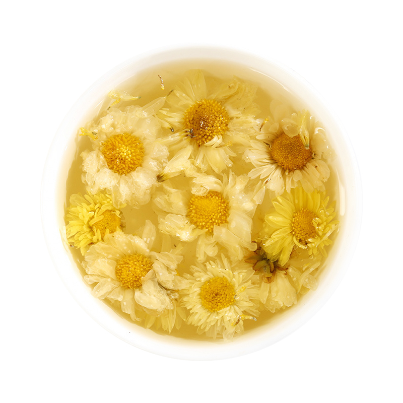 紫高尖二级菊花(杭白菊)100g罐装高清大图