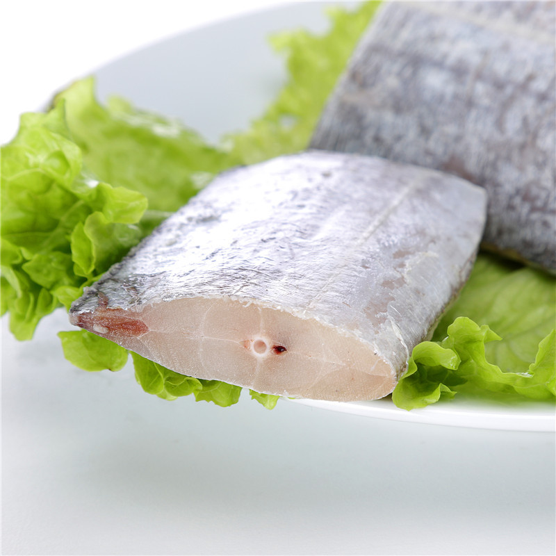 禧美海产 马达加斯加冷冻去脏带鱼段 500g 袋装 海鲜水产