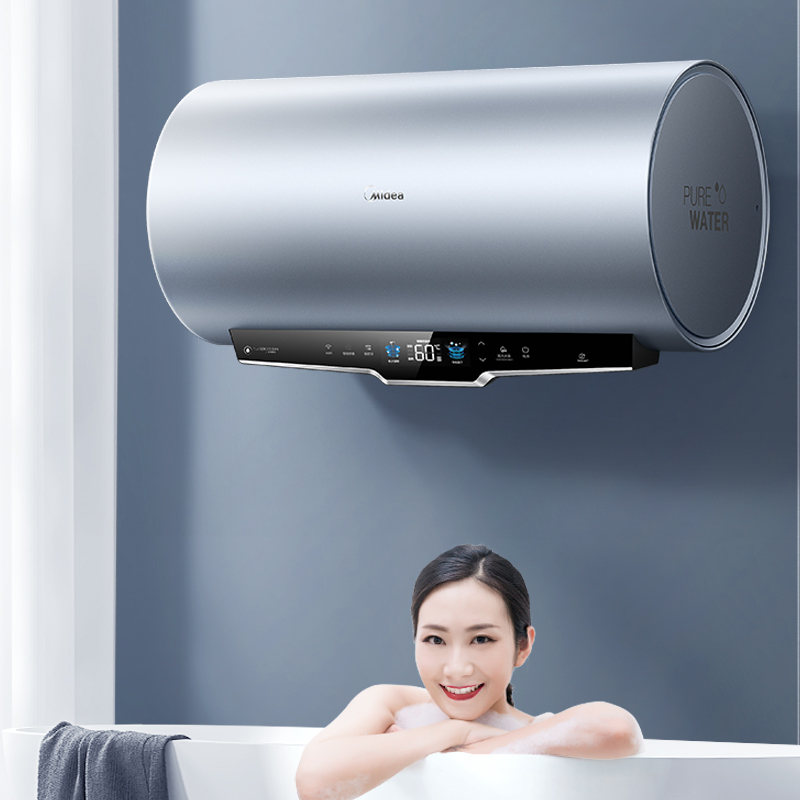 美的电热水器60升储水式 电子镁棒内胆免清洗 3200W变频涡旋速热大水量 F6032-GF5(HE) 鸿蒙智联高清大图