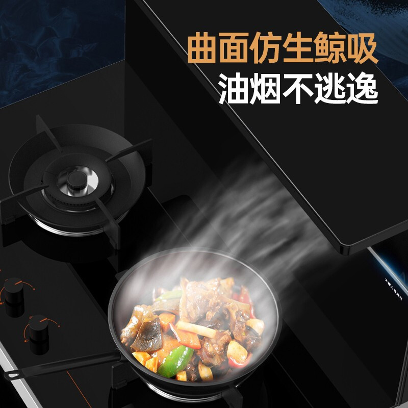 火星人ET25BX液化气左排烟消毒柜款集成灶侧吸抽油烟机烟灶套装