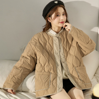 唐狮2024冬季新款90鸭绒轻薄羽绒服女短款内胆保暖秋冬美拉德外套_7326 M B款/驼色