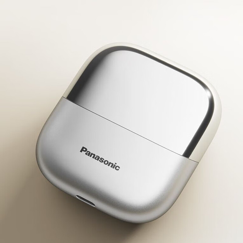 松下(Panasonic) CM31 电动剃须刀小方盒2.0便携款往复式进口磁悬浮刮胡刀Type-c无线充 蓝色高清大图