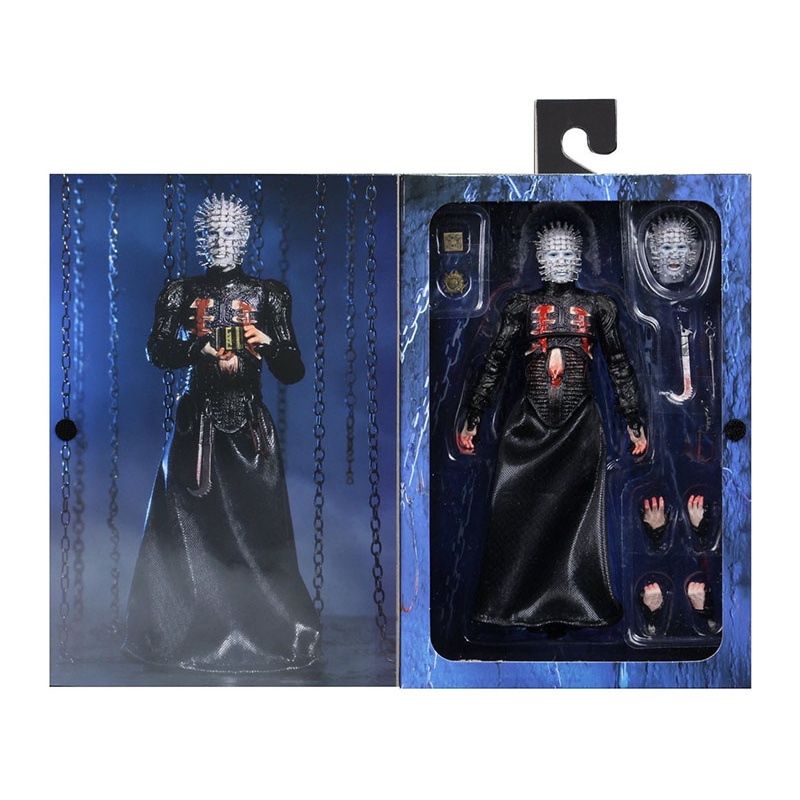 neca33103养鬼吃人钉子头hellraiser7寸盒装可动手办模型