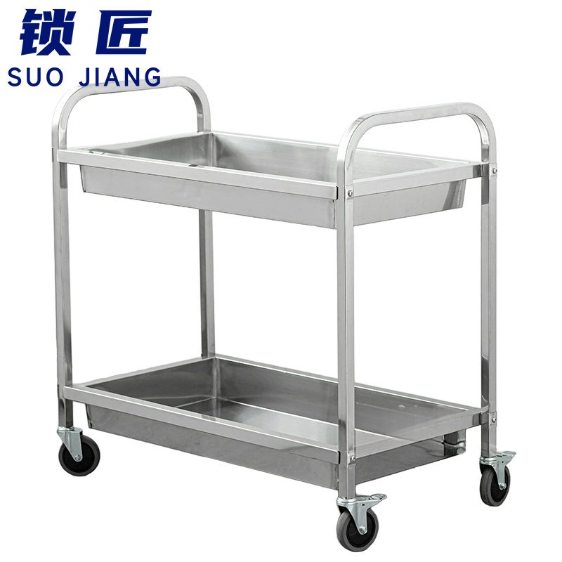 锁匠 不锈钢餐车95*50*95cm个高清大图