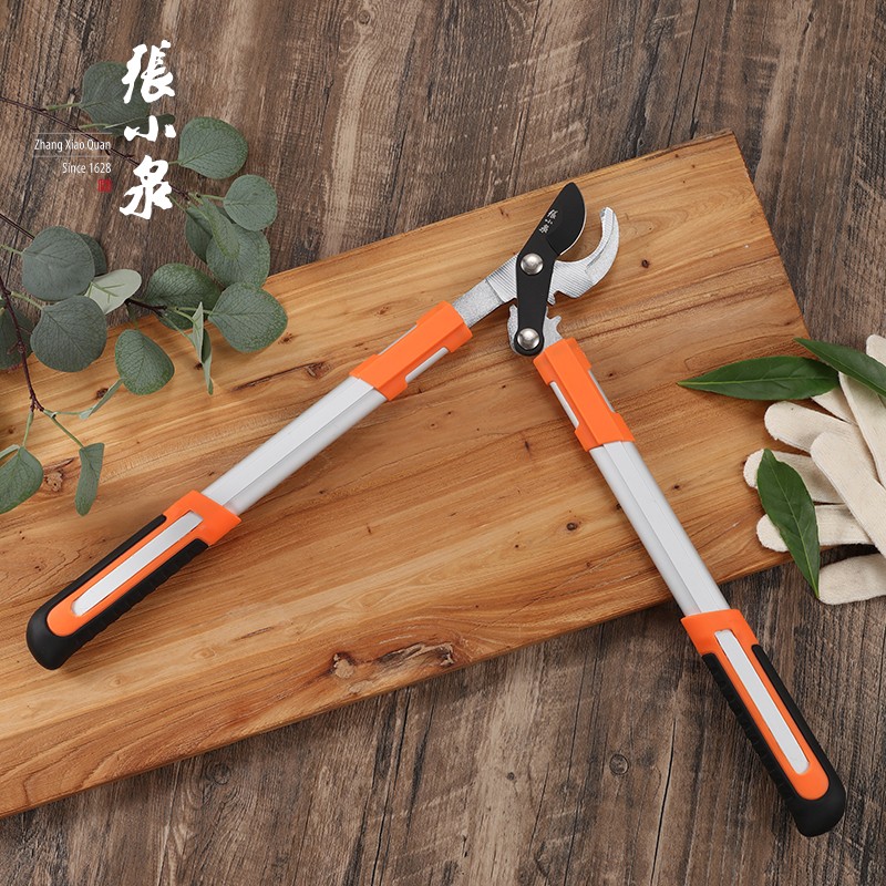 张小泉园艺剪刀整枝剪粗枝剪果园剪园林高枝剪果树剪强力修剪旁枝大剪子高清大图