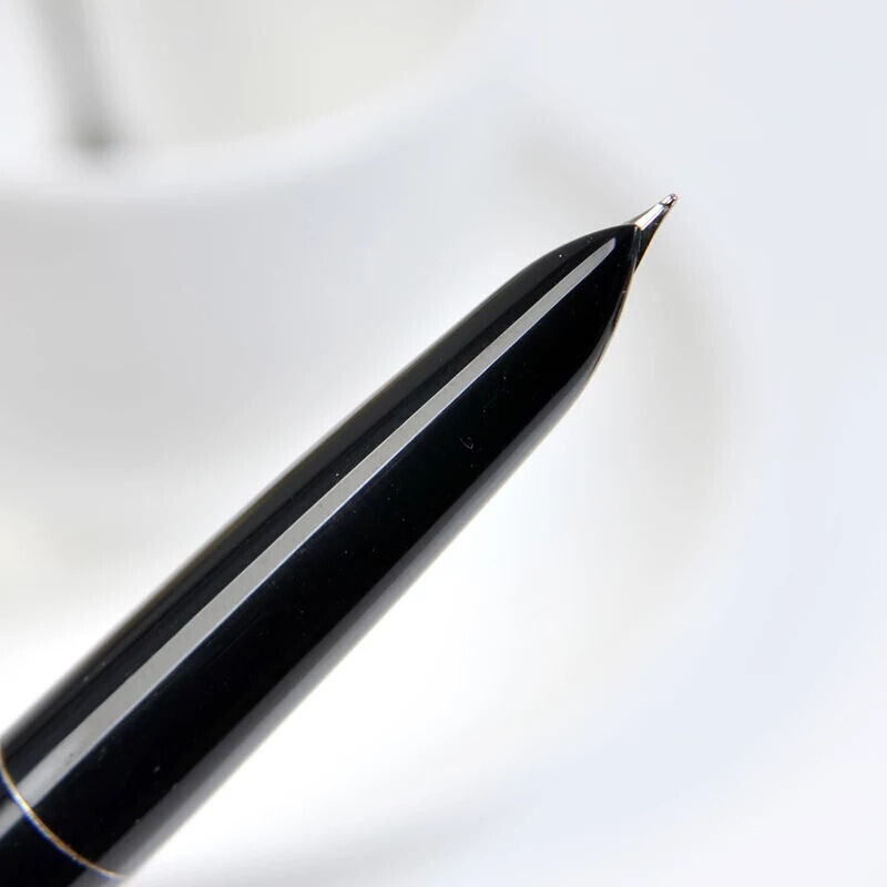 英雄(HERO)329特细铱金钢笔墨水笔学生练字钢笔暗尖 0.38mm(10支装)