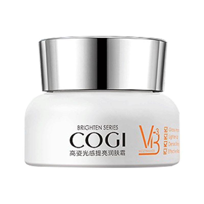 高姿(COGI)光感提亮清洁滋养三件套(洁面100g+水120ml+霜50g)