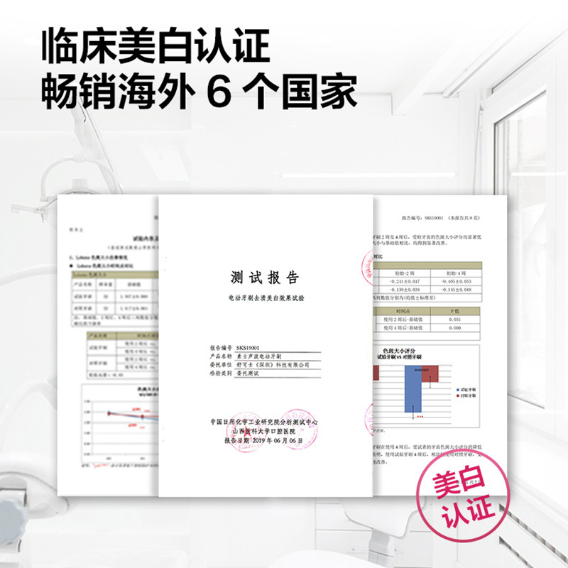 素士X3U电动牙刷 成人亮白声波震动情侣牙刷 樱花粉礼盒版 节日送礼