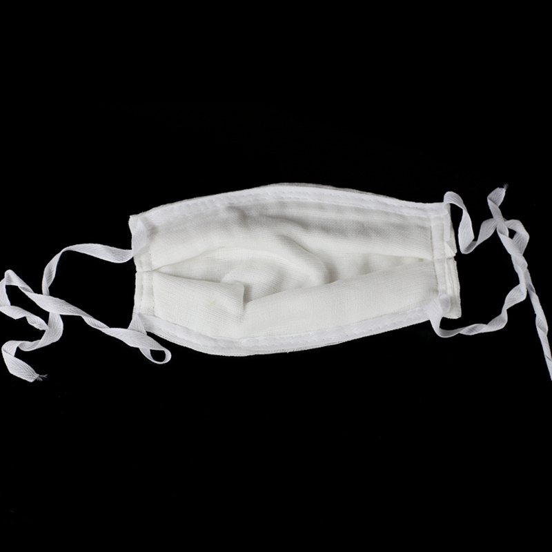 绑带纱布口罩棉劳保可洗老式棉纱口罩防粉尘纺织水泥灰尘工作【100副装】