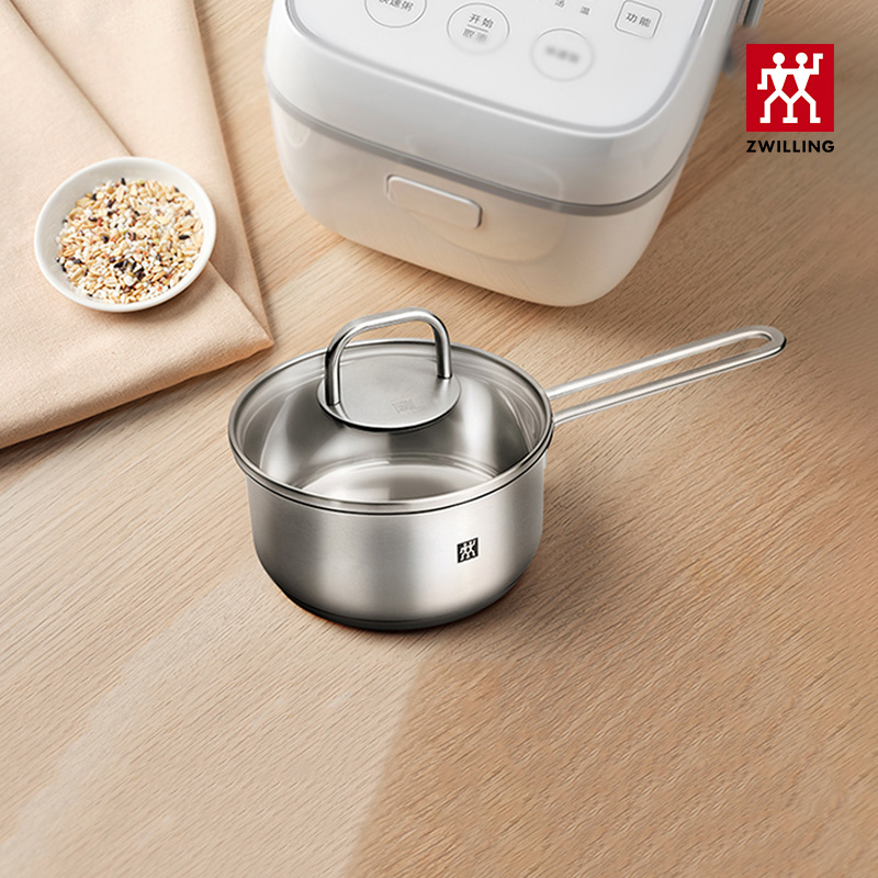 双立人 (ZWILLING)Nova plus16cm小炖锅不锈钢锅具宝宝辅食锅泡面锅小奶锅汤锅