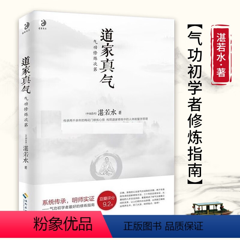 道家真气 【正版】 道家真气 气功修练次第 湛若水著 传承两千余年的梅花门修炼心得 气功初学者修炼入门指南 道家真气养生